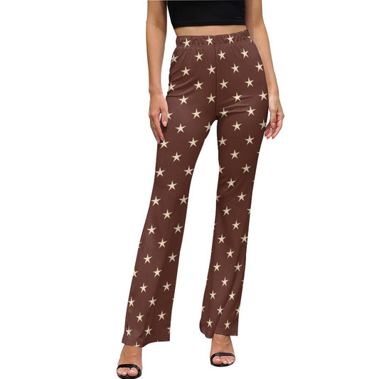 Baha Ranch Star Print Flare Pants