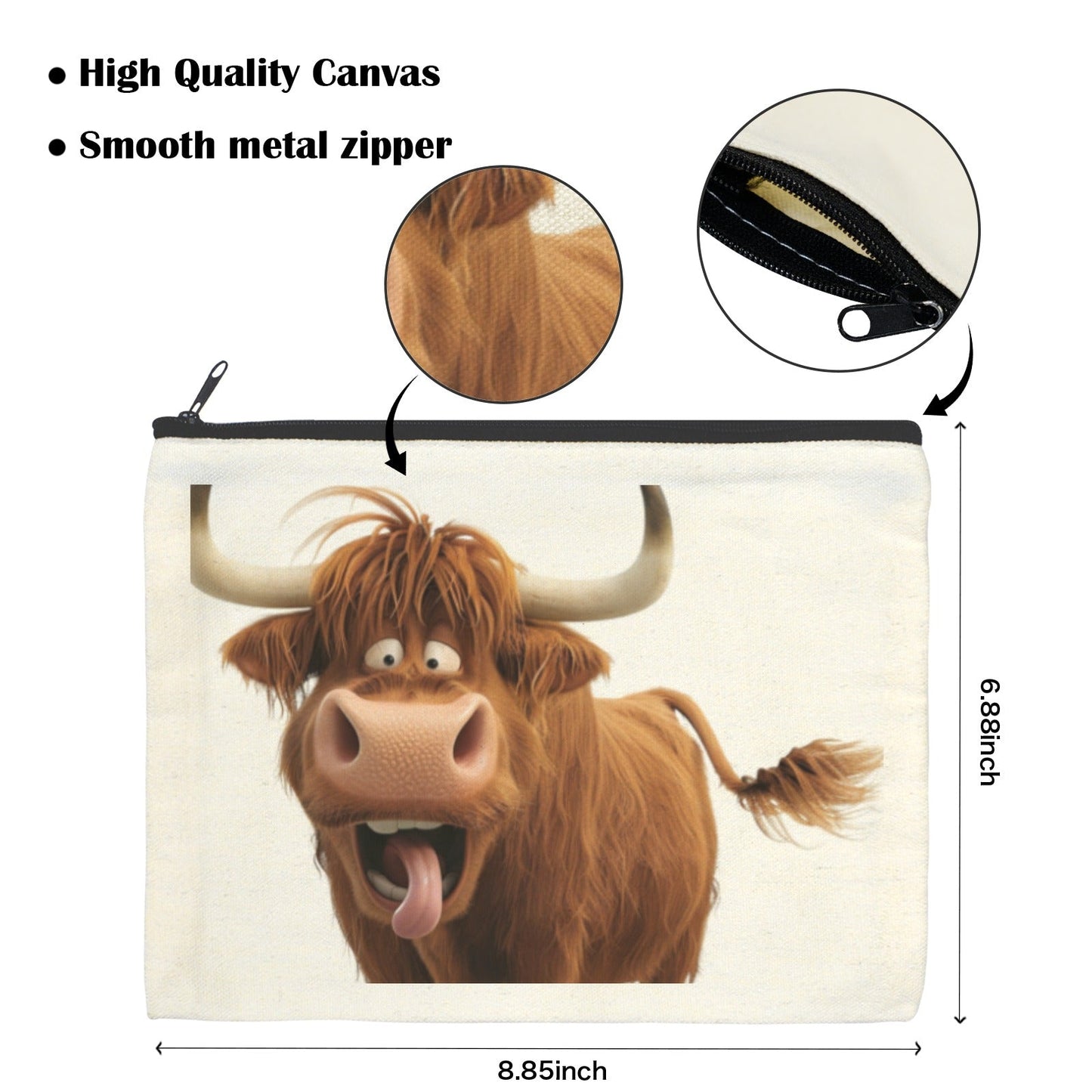 Baha Ranch Crazy Highland Pack of 5 bags Cosmetic Made in America