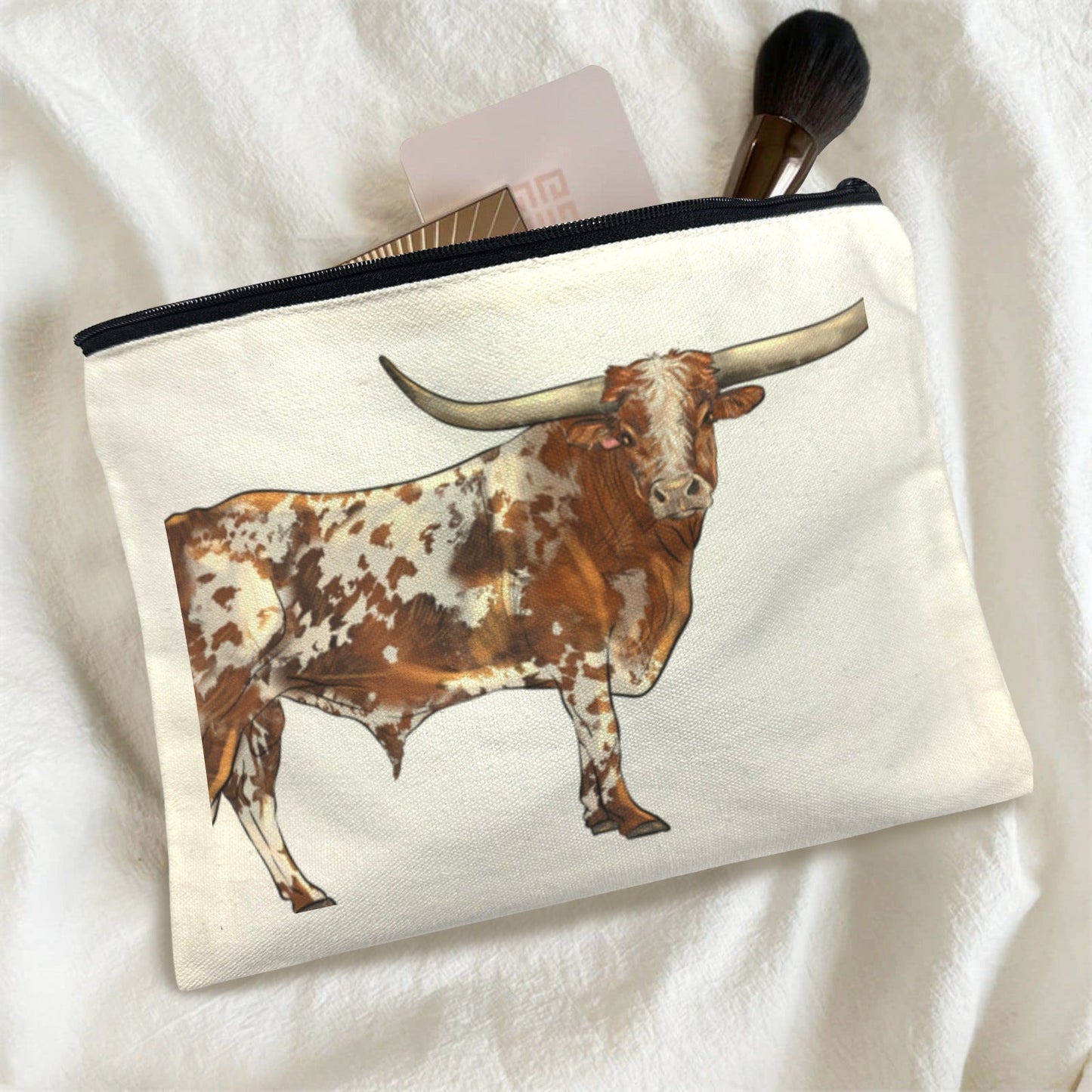 Baha Ranch Longhorn Cosmetic Bag Pack of 5 Made in America