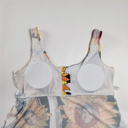 Baha Ranch Vintage Cowgirl Tankini & Boy Shorts Swim Set