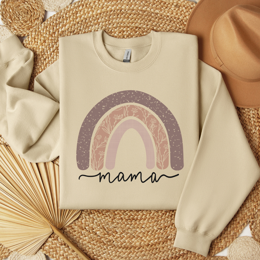Rainbow Mama Organic Crewneck