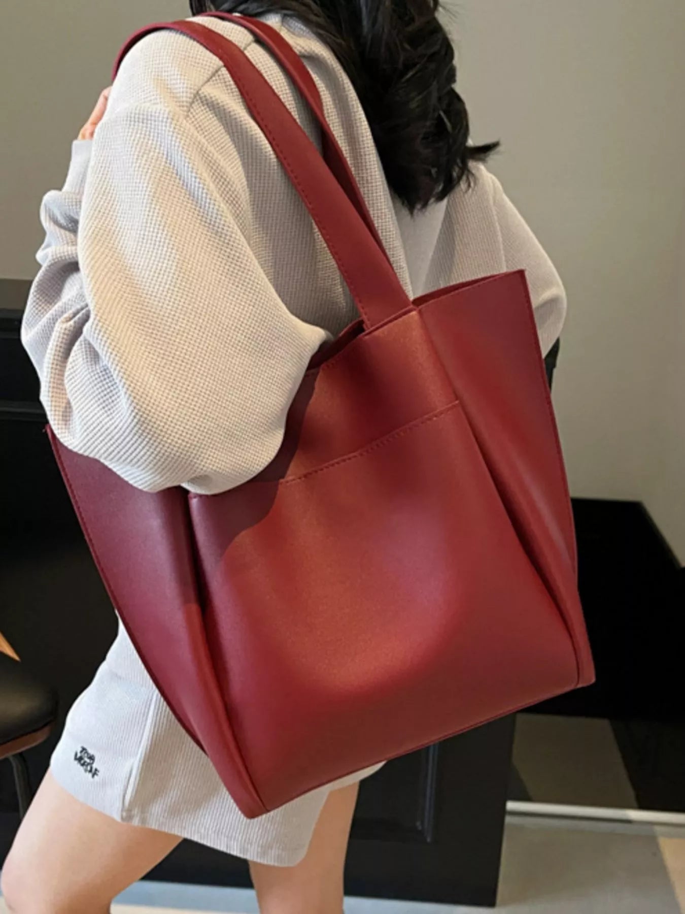 PU Leather Shoulder Bag