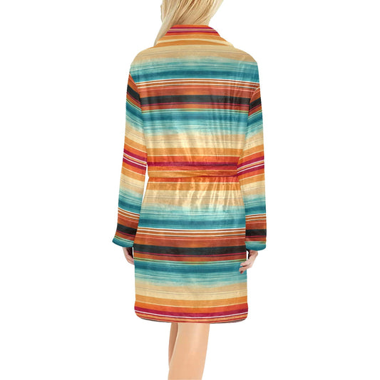 Baha Ranch Southwestern Serape Women's Bath Robe