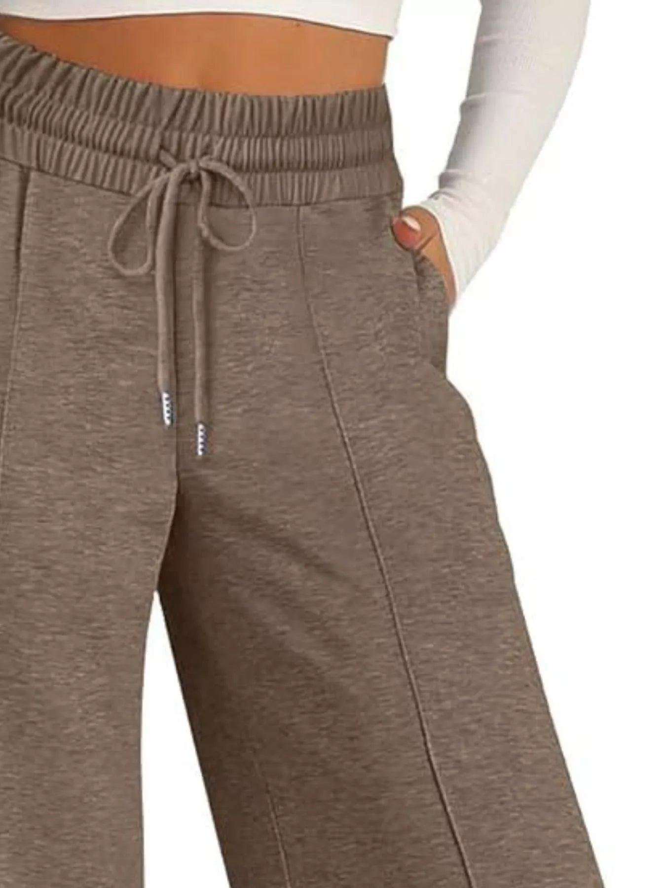 Wide Leg Drawstring Pants