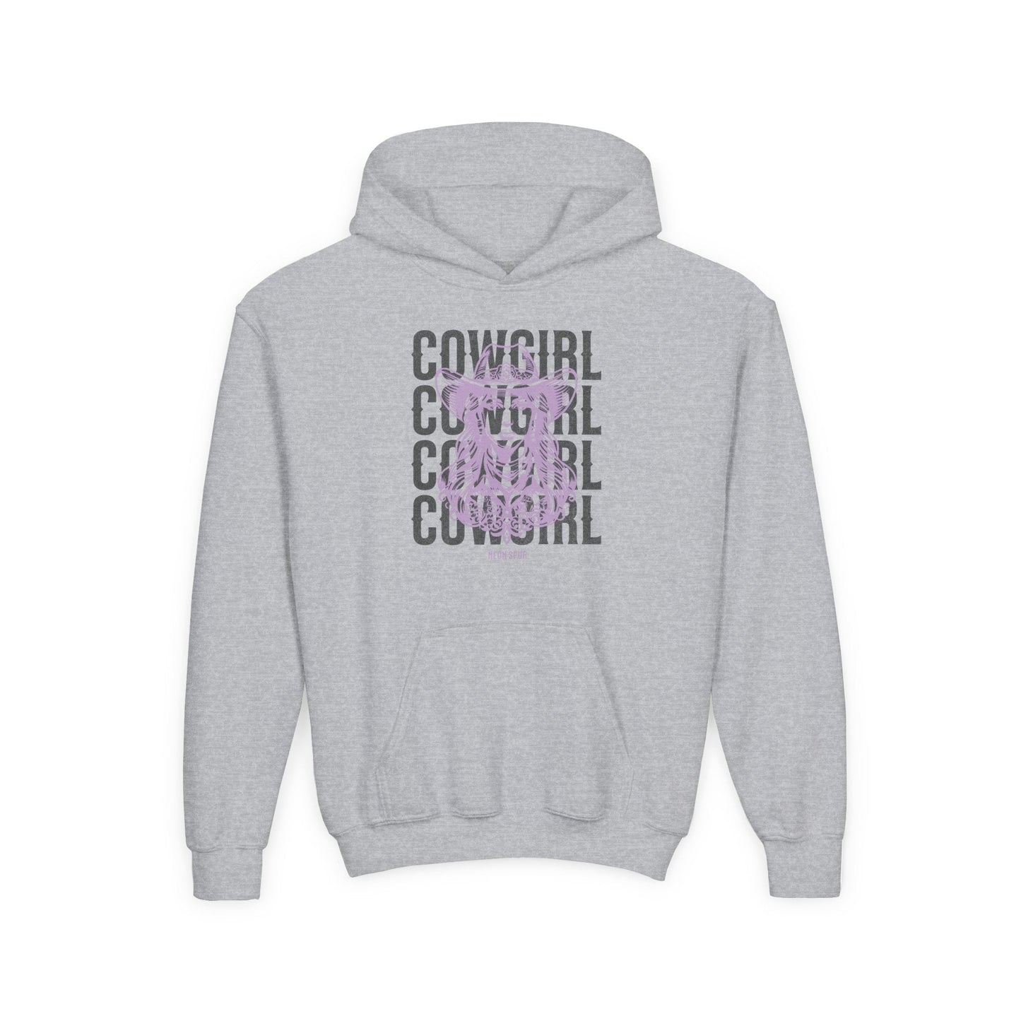 Girls Lavender Cowgirl Hooded Sweatshirt