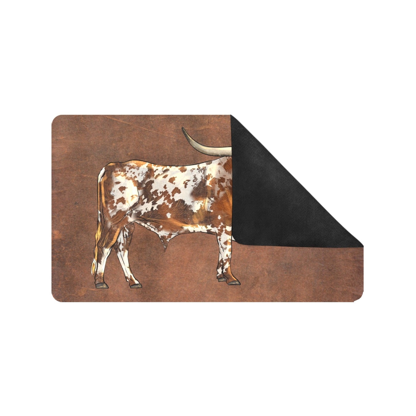 Longhorn Western Floor Mat 30" x 18" Made in America