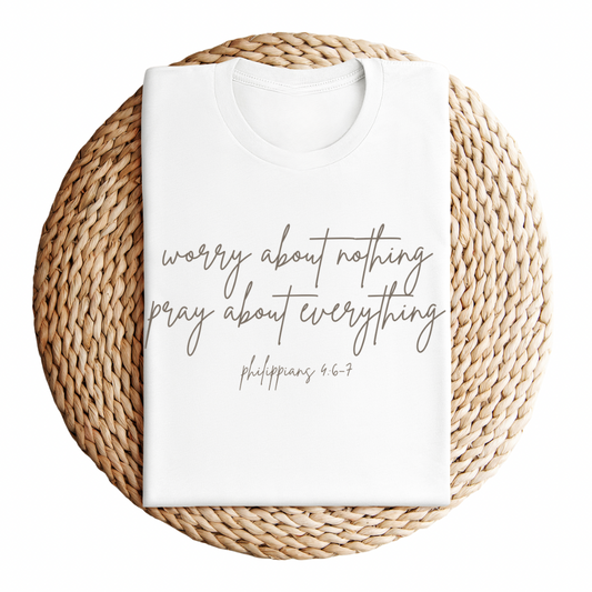 Philippians 4:6-7 Organic Cotton Tee