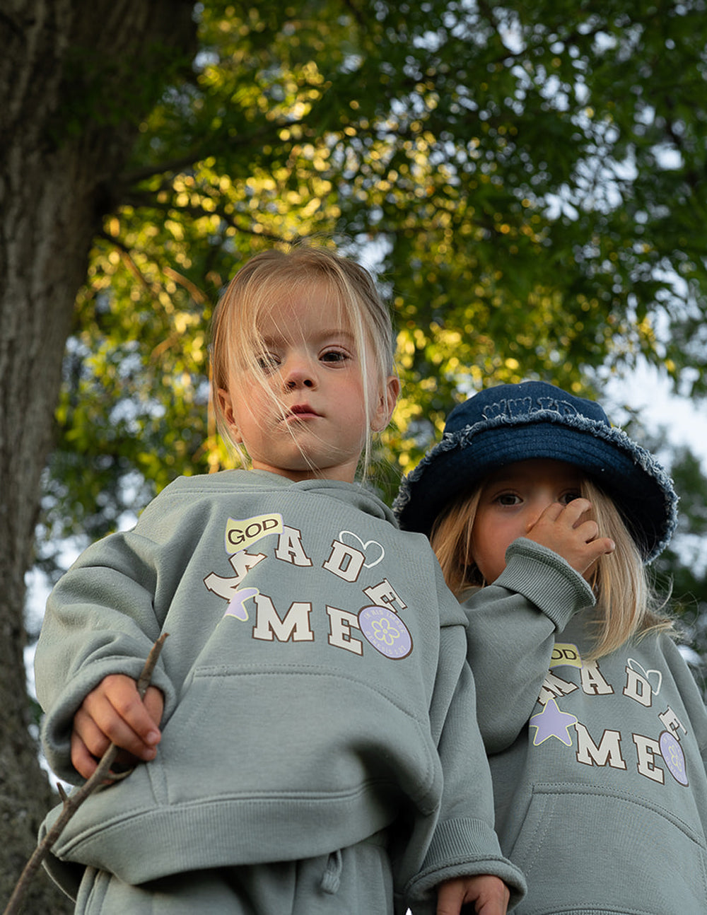 God Made Me Kids Hoodie