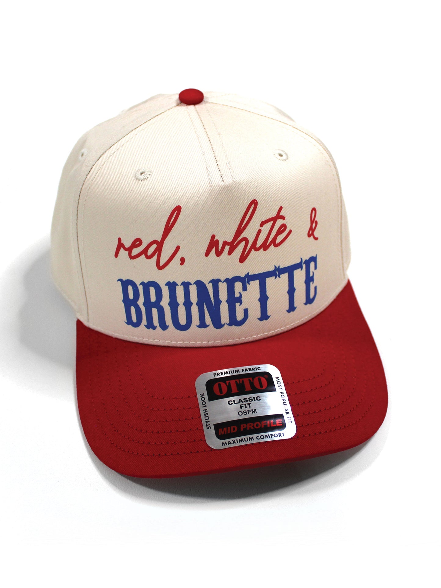 Red, White and Hair Color Snapback