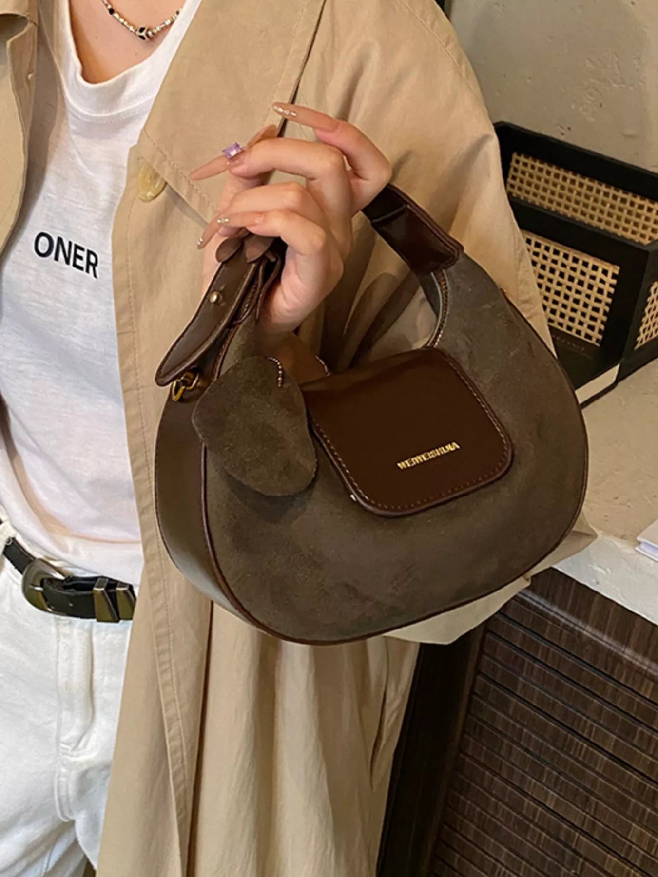 Top Handle Crossbody Bag