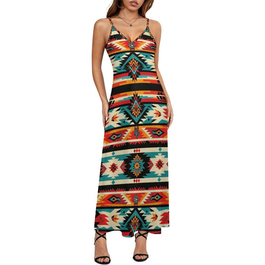 Baha Ranch New Santa Fe Summer Maxi Dress