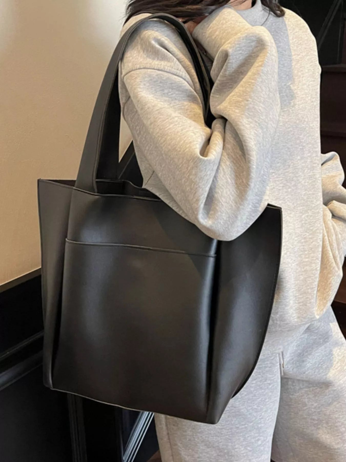 PU Leather Shoulder Bag