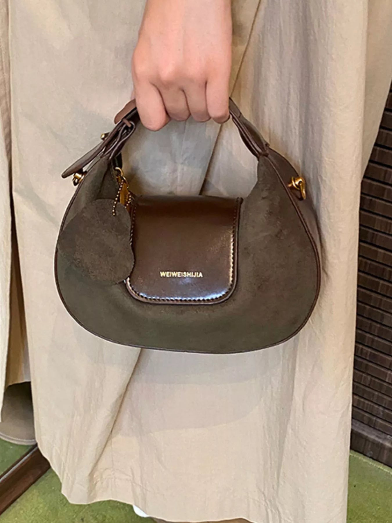 Top Handle Crossbody Bag