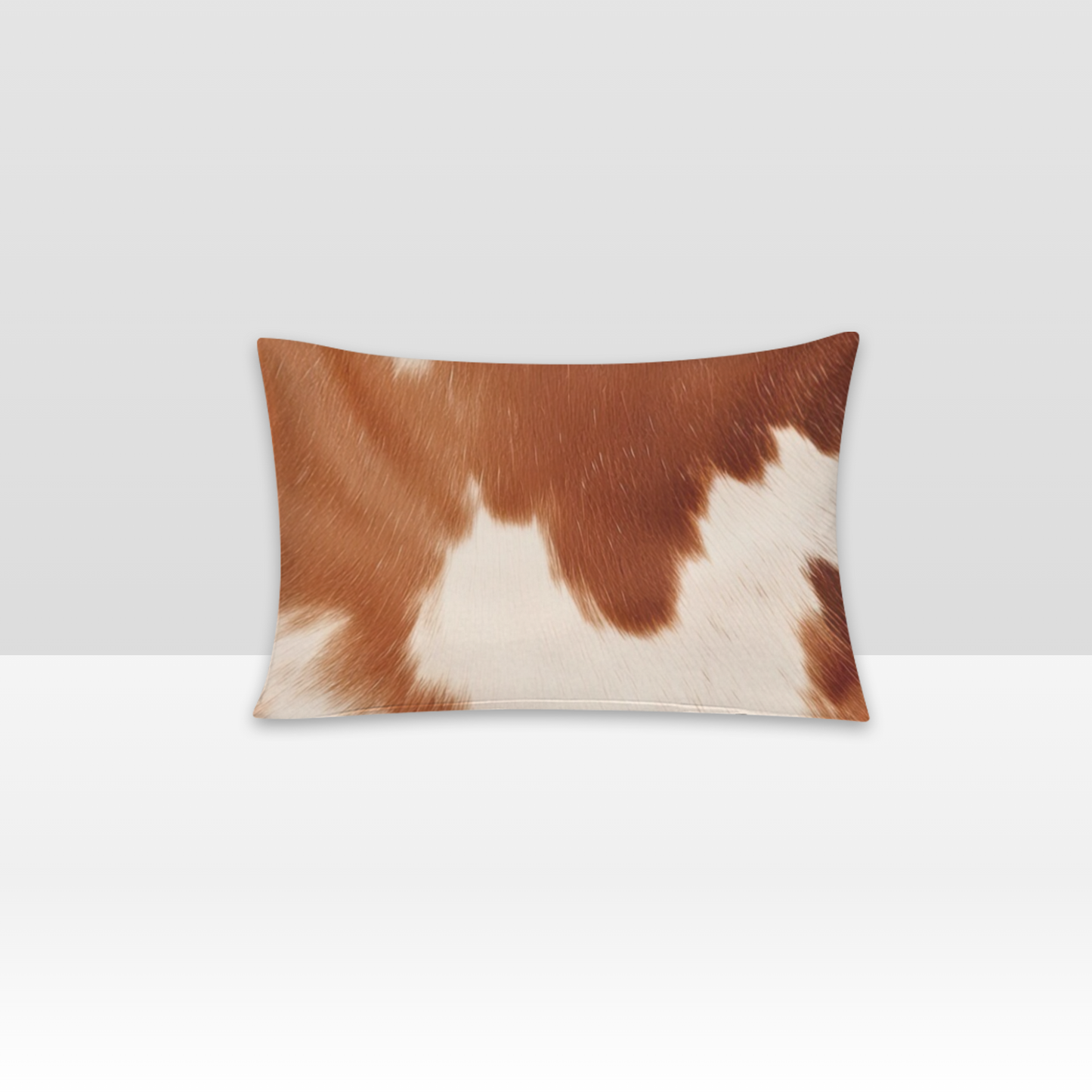 Baha Ranch Cowhide Print Pillowcase Made in America