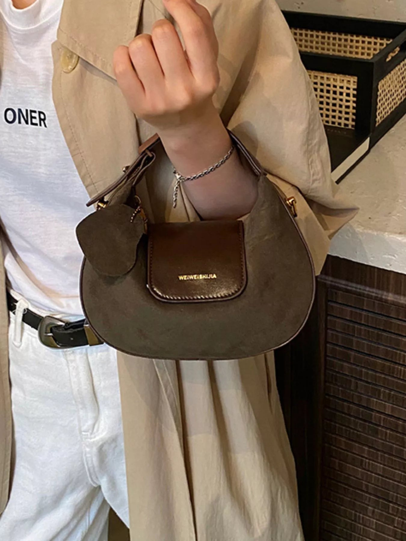 Top Handle Crossbody Bag